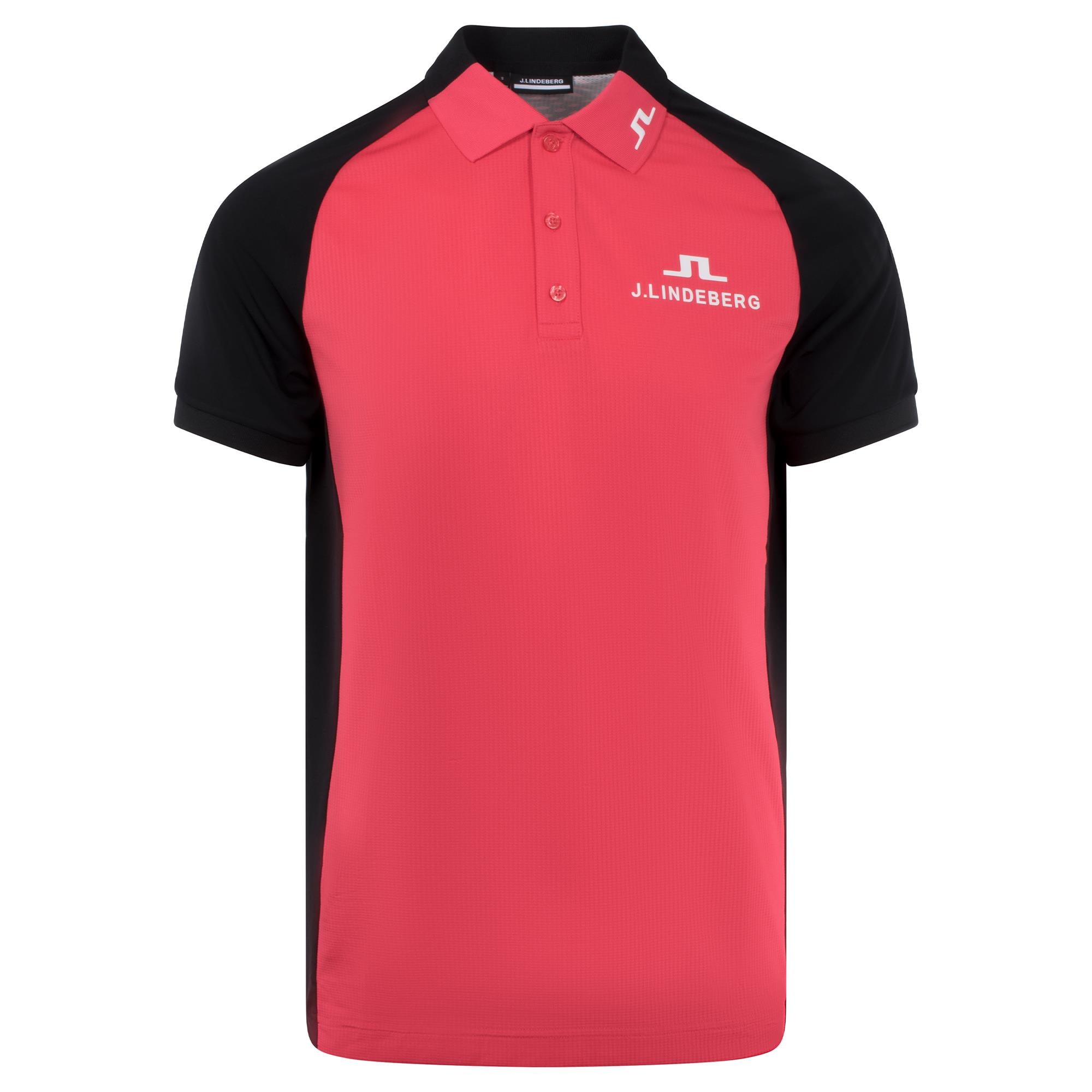 J Lindeberg Masters Calle Tour Mens Golf Polo Shirt Masters 25 Pink